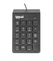 iggual Teclado numérico USB CK-NUM-19T negro