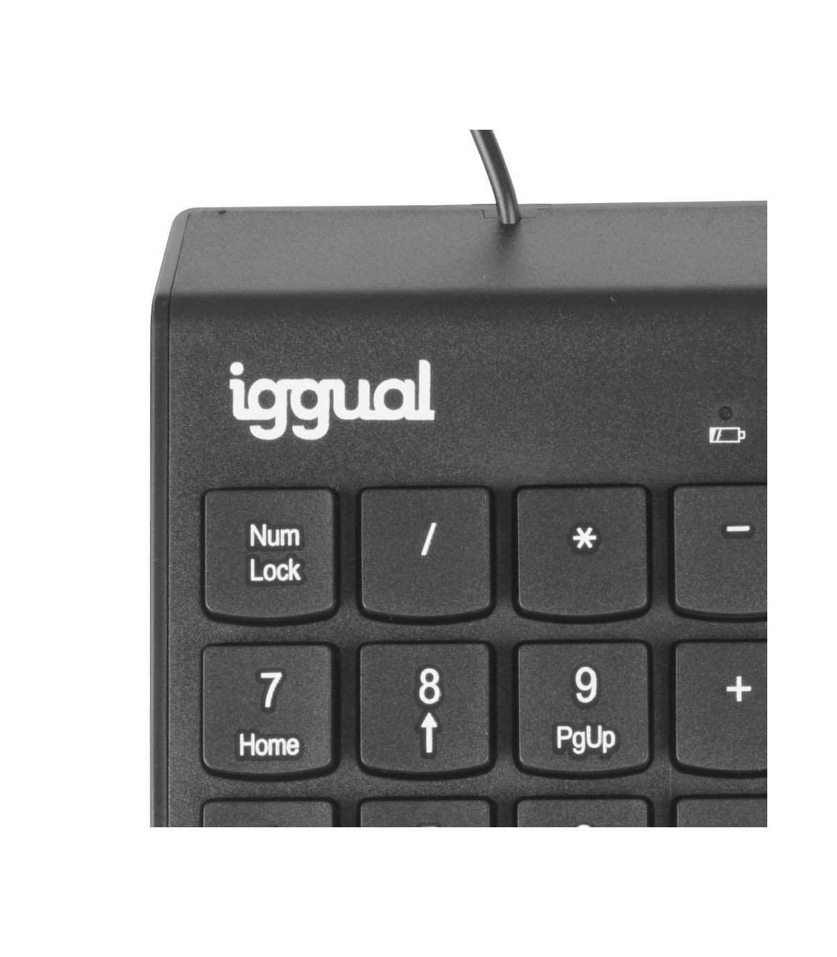 iggual Teclado numérico USB CK-NUM-19T negro