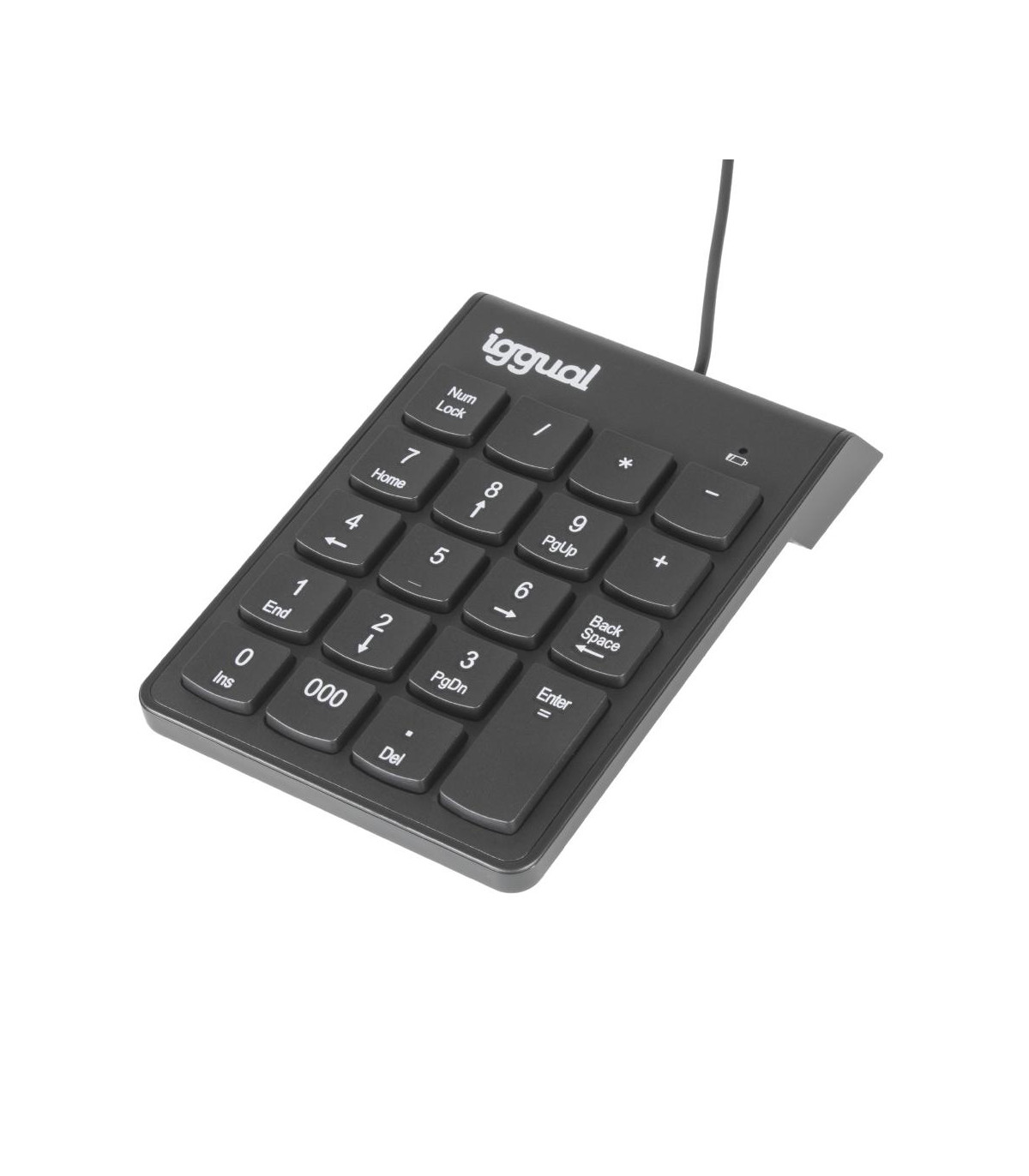 iggual Teclado numérico USB CK-NUM-19T negro