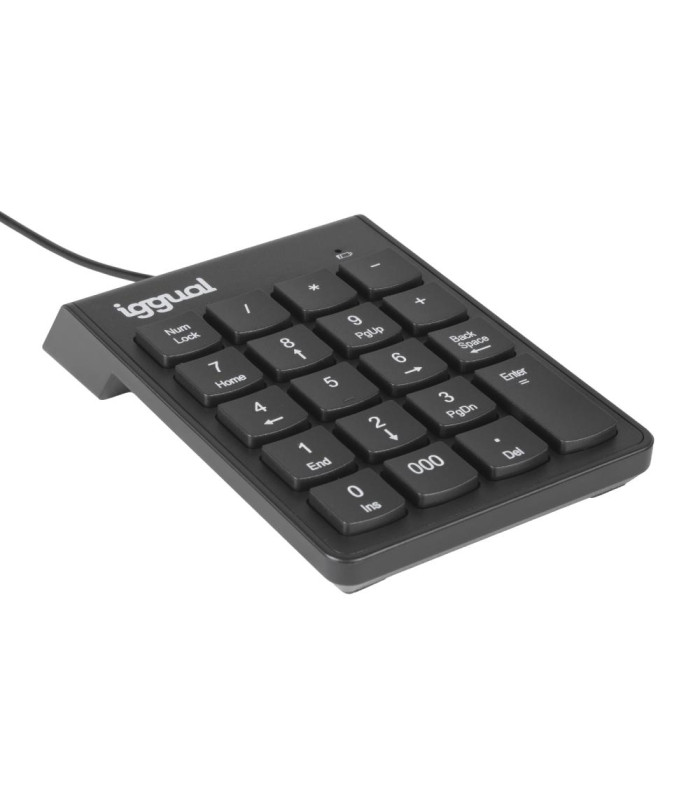 iggual Teclado numérico USB CK-NUM-19T negro