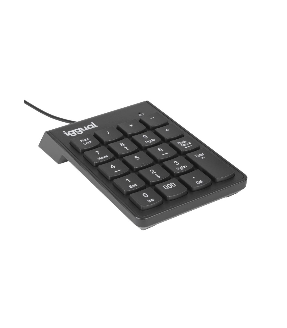 iggual Teclado numérico USB CK-NUM-19T negro