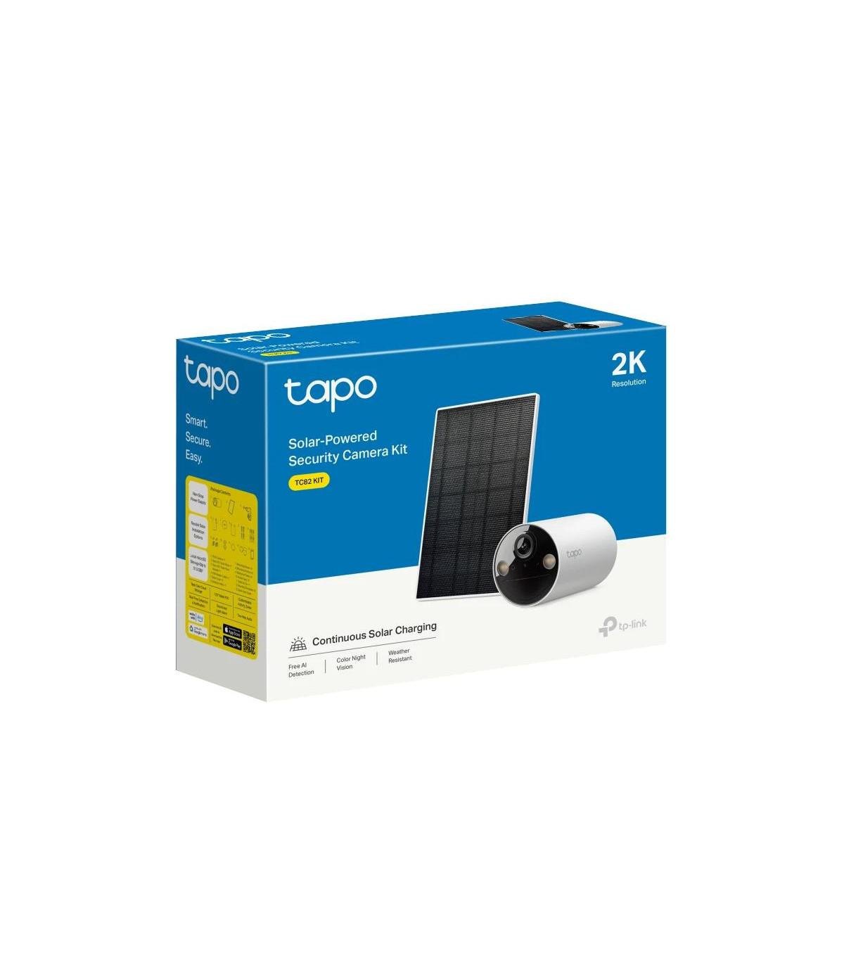 TP-Link TC82 KIT Cámara WiFi 2K Batería Pane Solar