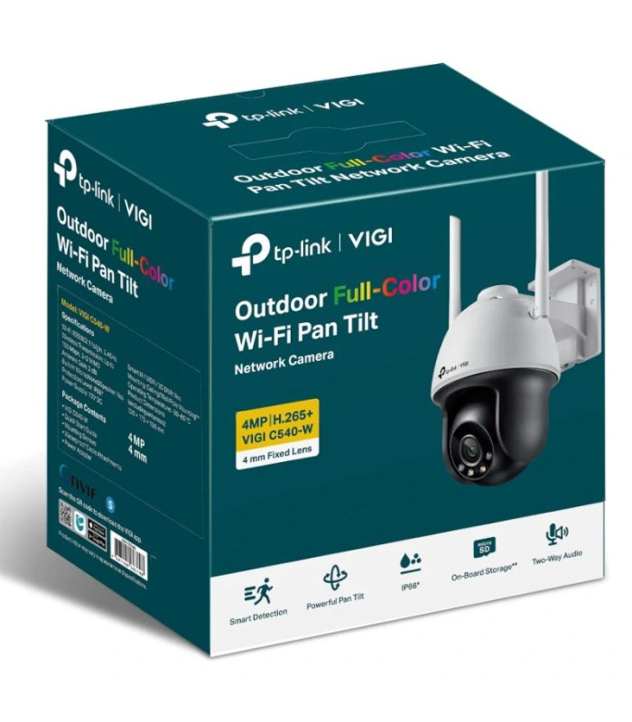 VIGI Cámara IP PT C540-W 4MP Plástico FColor Wi-Fi