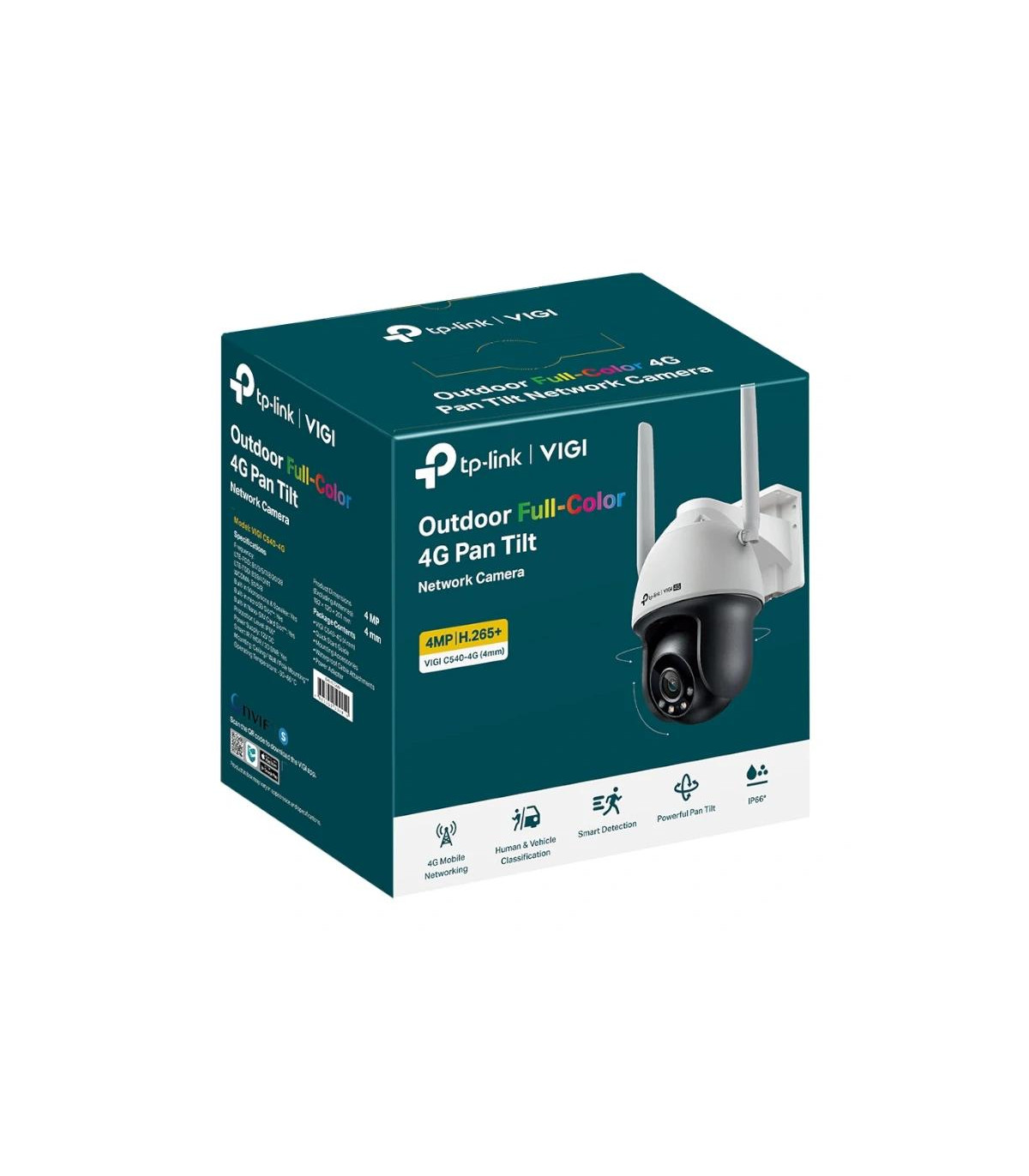 VIGI Cámara IP PT C540-4G 4MP Plástico Full-Color