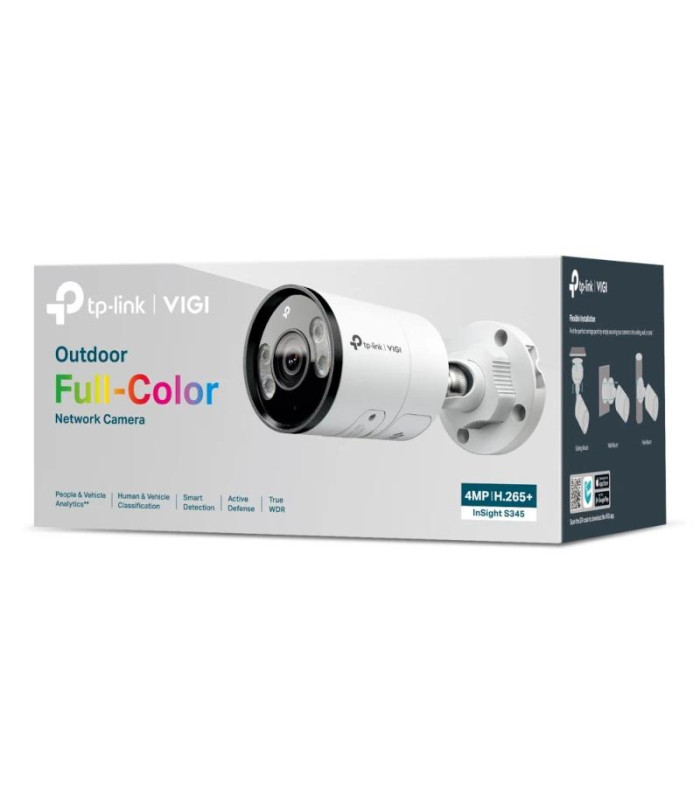 VIGI S345(2.8mm) Cámara NW Bullet 4MP Out Full-Col