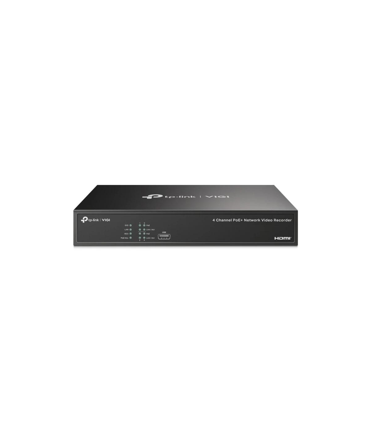 VIGI Grabador IP NVR1004H-4P Rack 01 HDD 04 C PoE