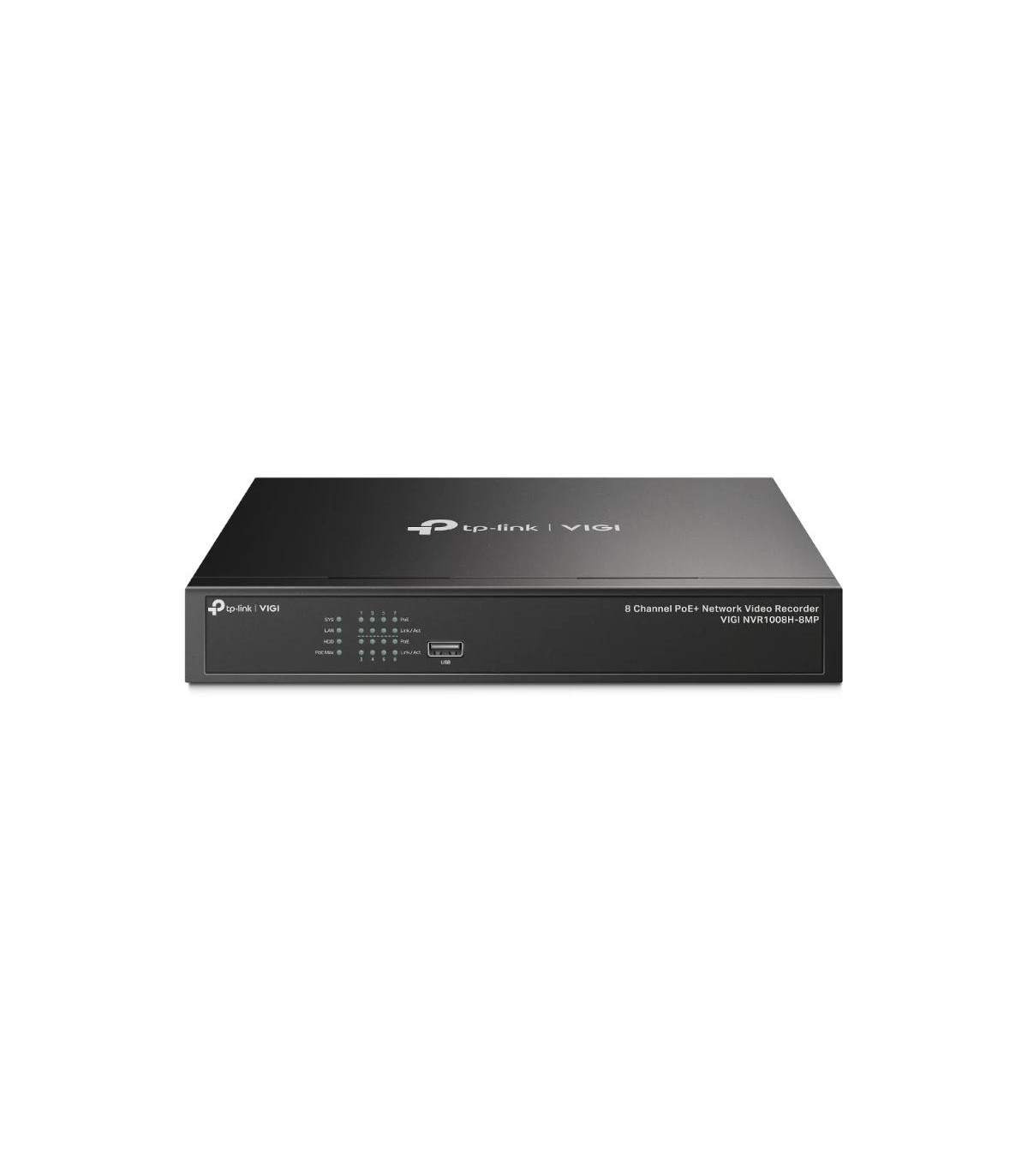 VIGI Grabador IP NVR1008H-8MP Rack 01 HDD 08 C PoE