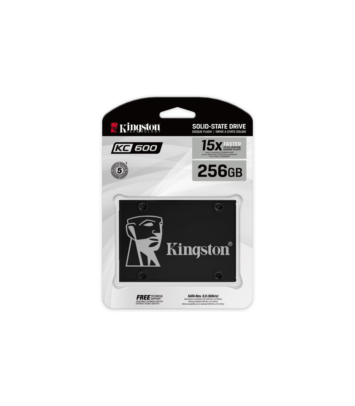 Kingston SKC600/256G SSD NAND TLC 3D 2.5"