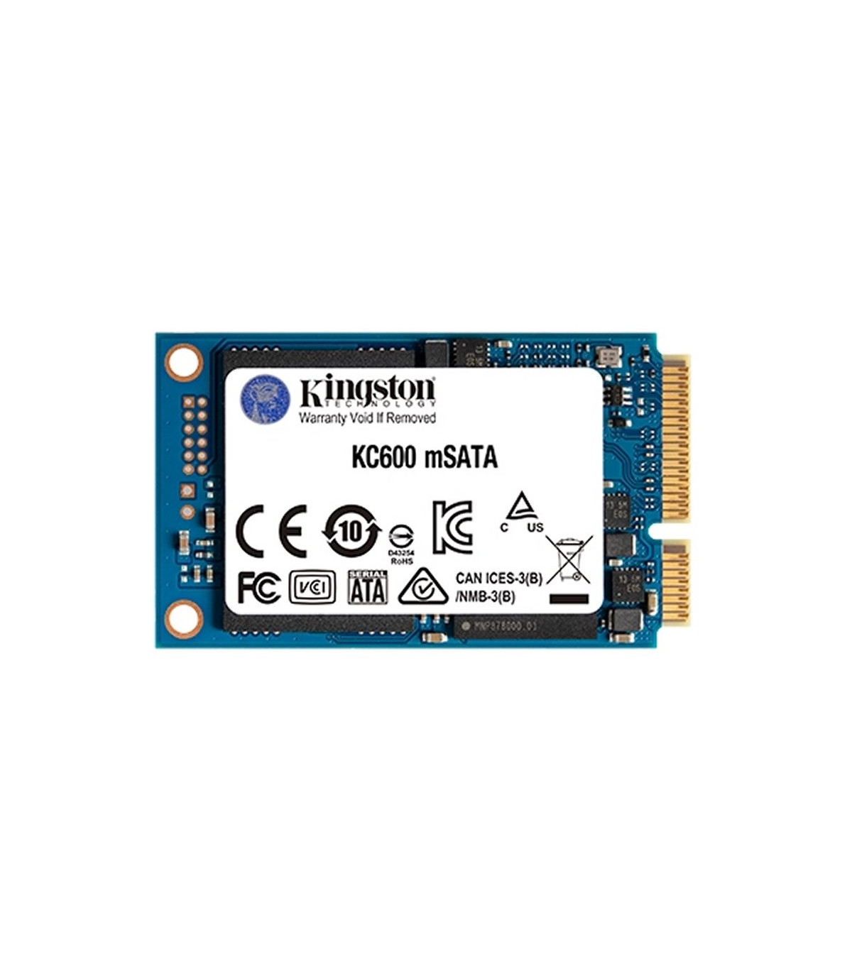 Kingston SKC600MS/512G SSD 512GB TLC 3D mSATA