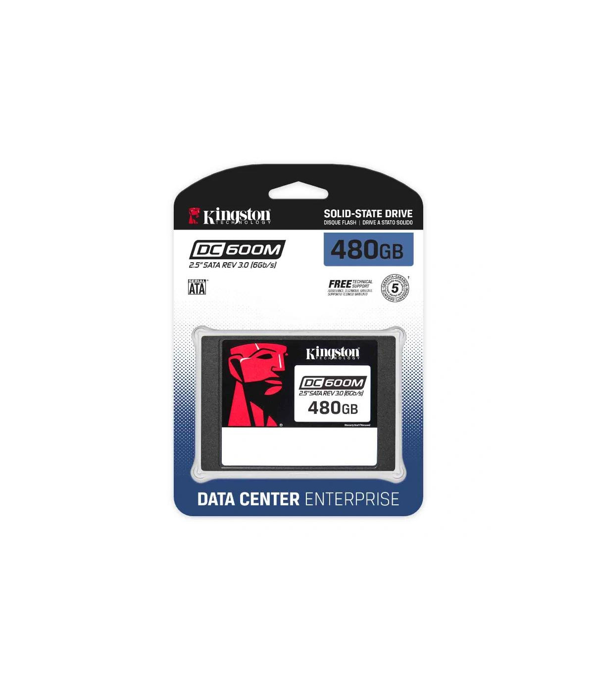 Kingston Data Center DC600M SSD 480GB 2.5" SATA