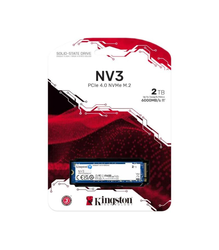 Kingston NV3 SSD 2TB PCIe NVMe Gen 4.0