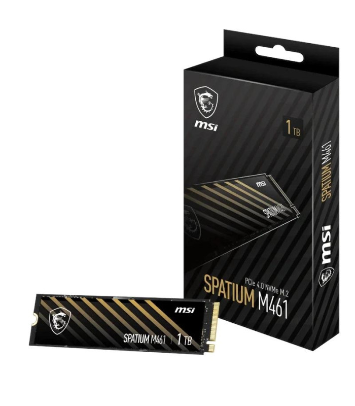 MSI SSD Spatium M461 1Tb PCIe 4.0 NVMe 5000 Mb-s