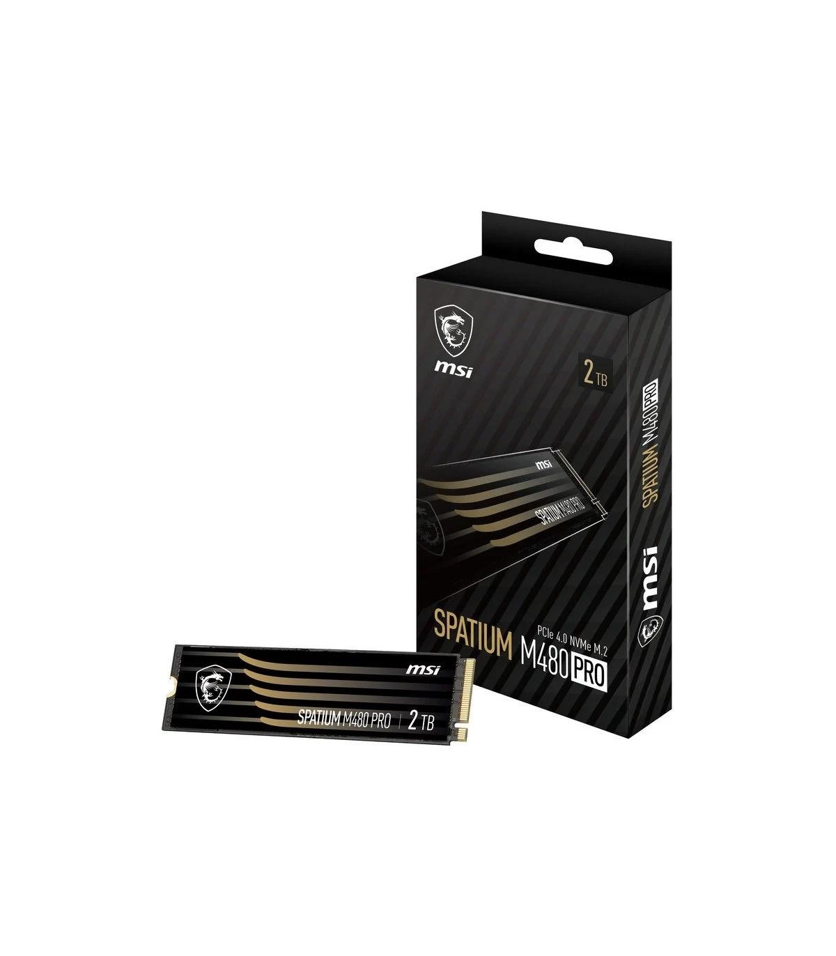 MSI SSD Spatium M480 Pro 2Tb PCIe 4.0 NVMe 7400Mbs