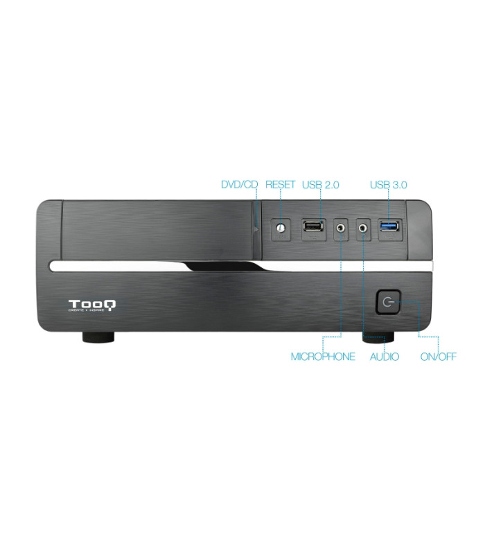 Tooq Caja Micro ATX/ITX TQC-3005U3 500W USB3.0