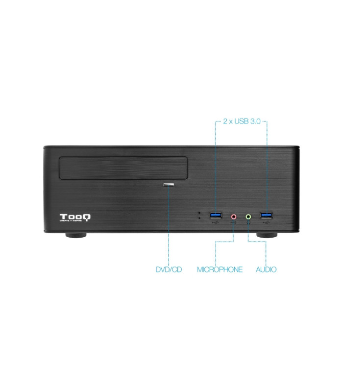 Tooq Caja Micro ATX/ITX TQC-3006DU3C 500W USB3.0