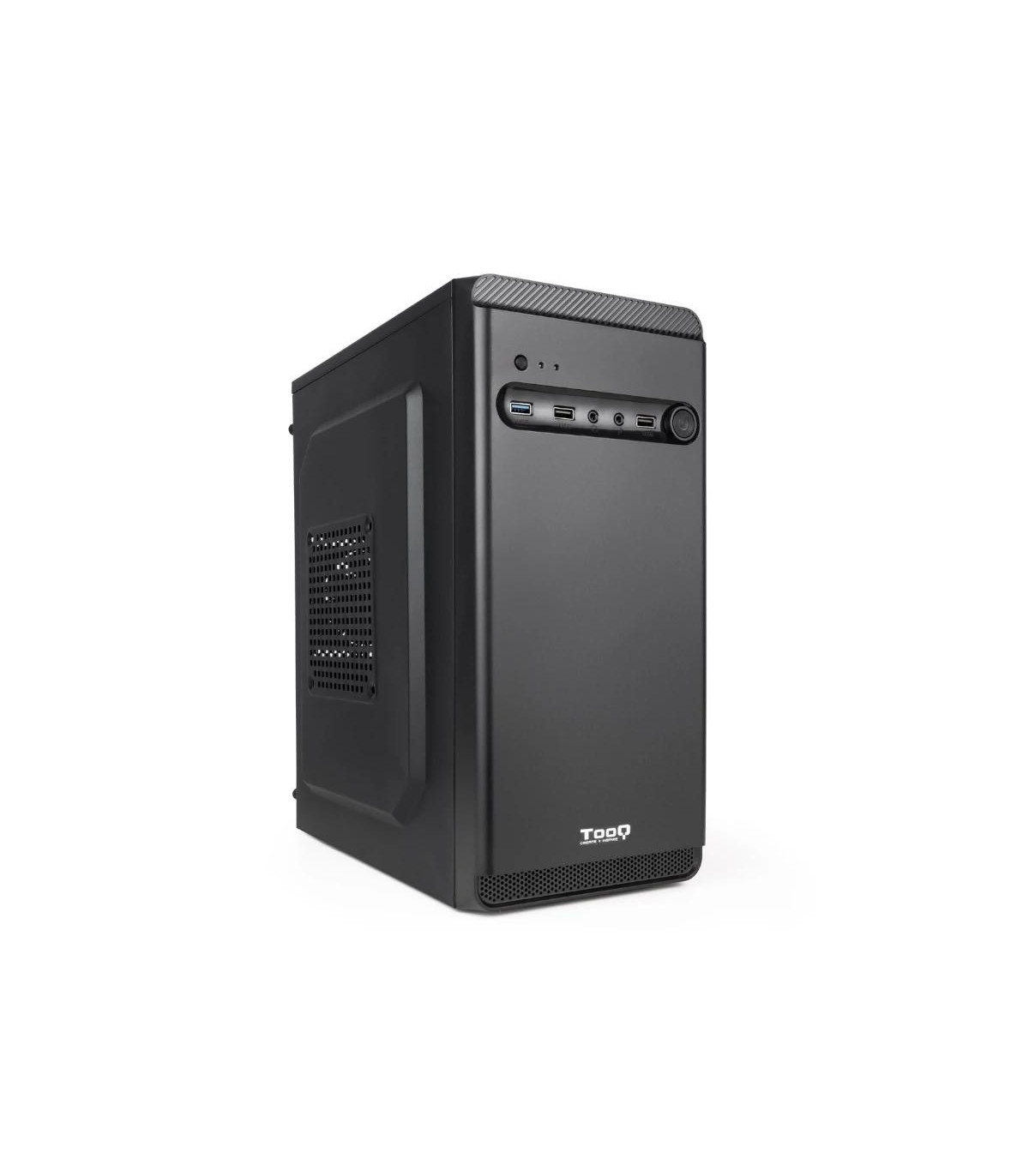 Tooq Caja Minitorre TQC-4702U3C-B Sin Fuente Negra