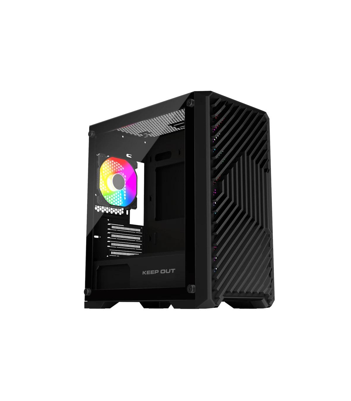 Keep Out Caja M-Atx XC-220 ARGB 4FANS Usb3.0 Black
