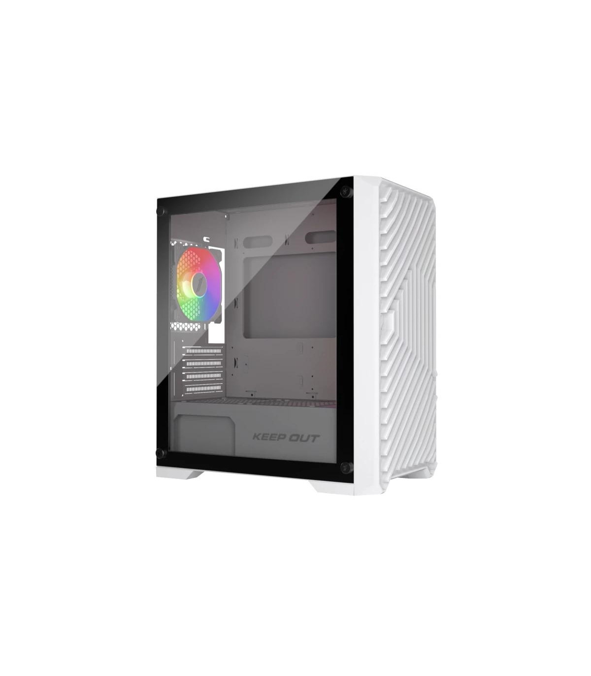 Keep Out Caja M-Atx XC-220W 4FANS Usb3.0 White