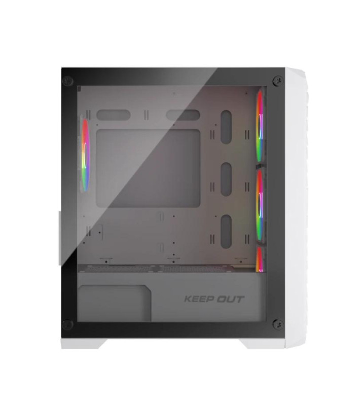 Keep Out Caja M-Atx XC-220W 4FANS Usb3.0 White