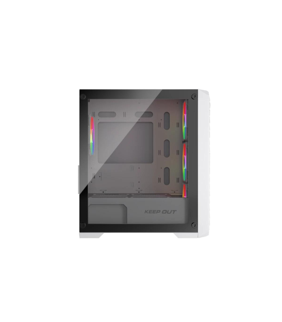 Keep Out Caja M-Atx XC-220W 4FANS Usb3.0 White