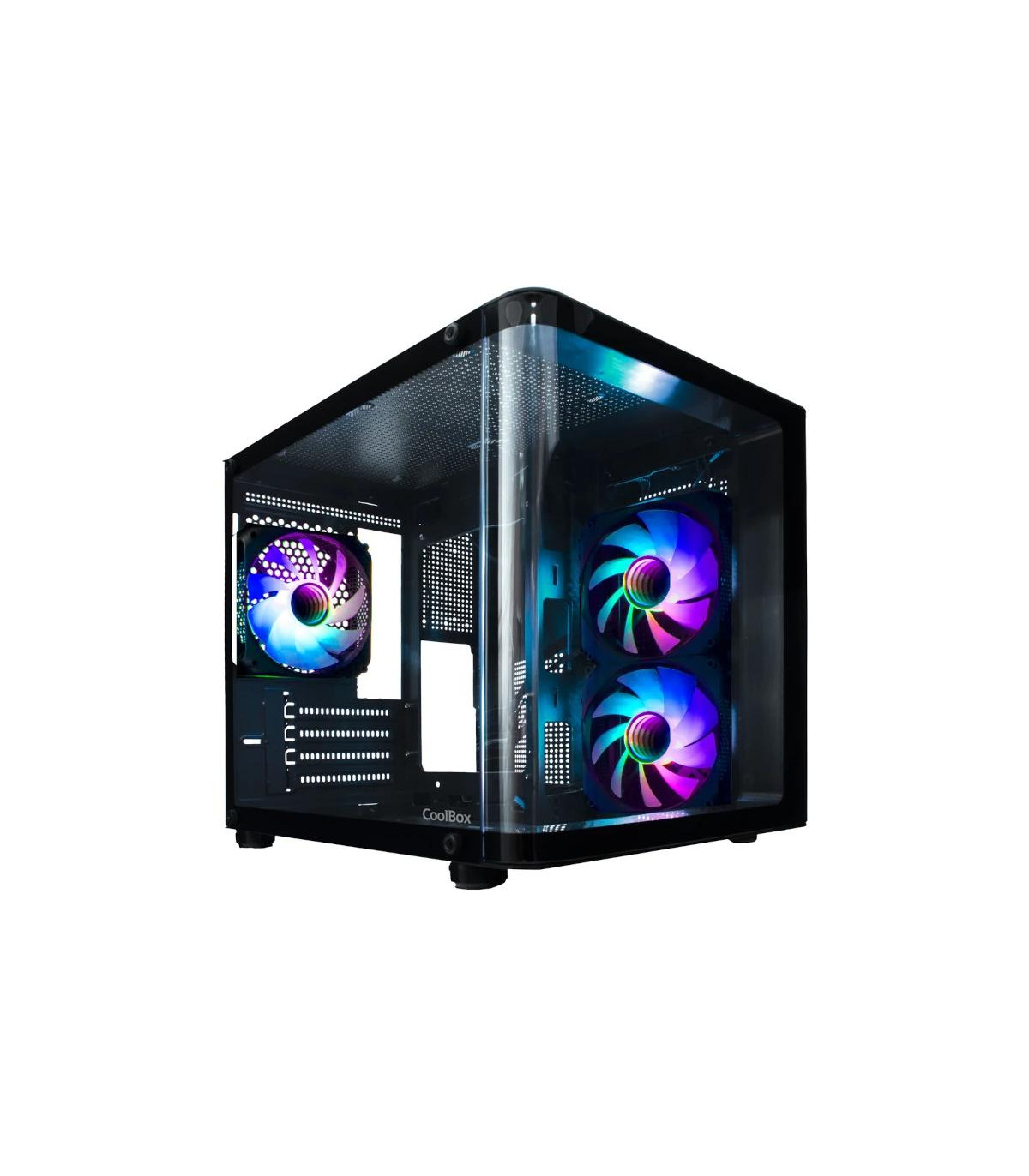 COOLBOX CHASIS MATX GM100 CRISTAL 3XVENT.ARGB