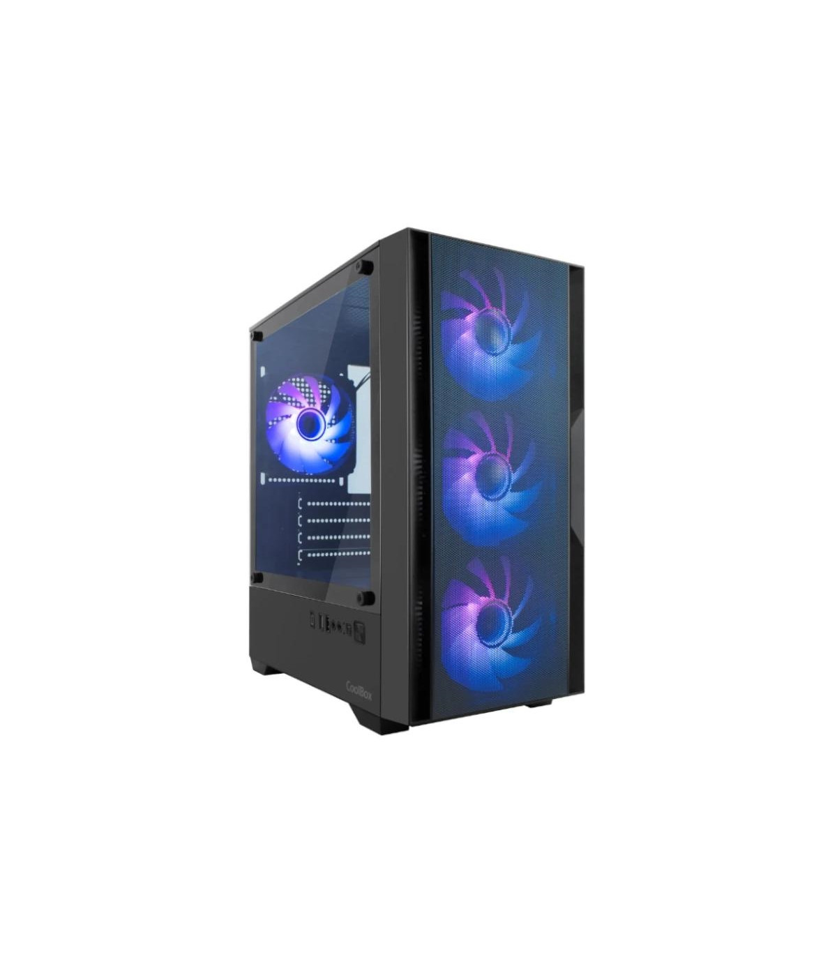 Coolbox Caja Gaming MATX GM200 F.Mesh S.FTE ARGB N