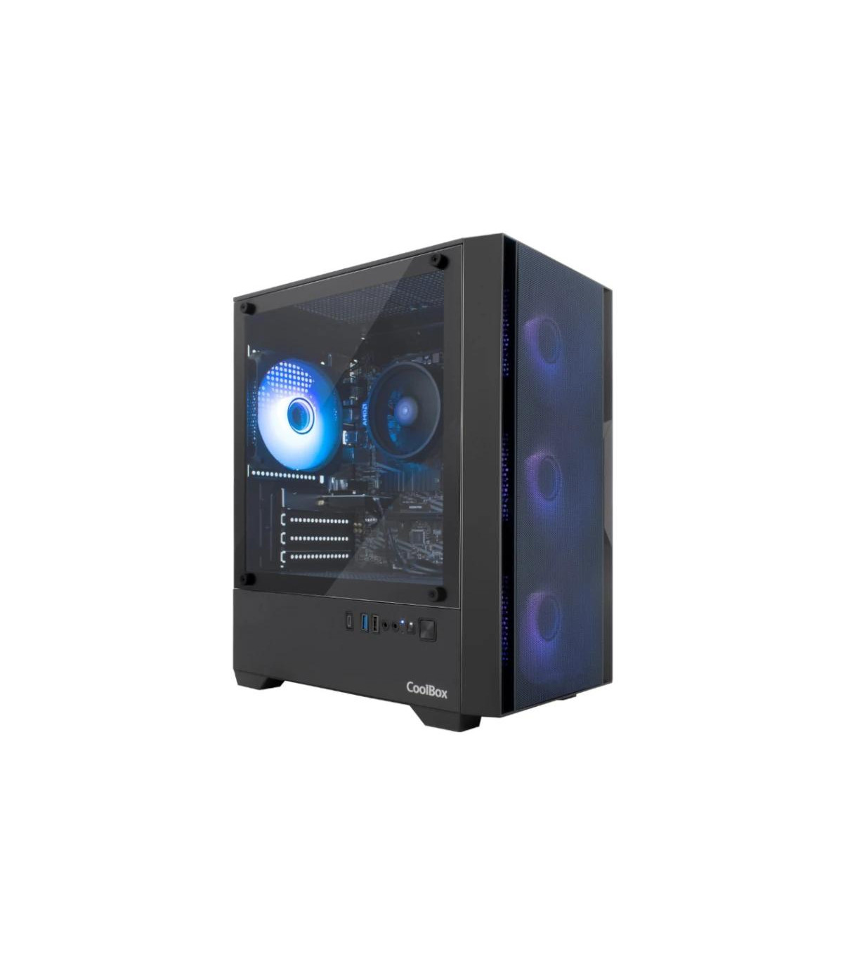 Coolbox Caja Gaming MATX GM200 F.Mesh S.FTE ARGB N