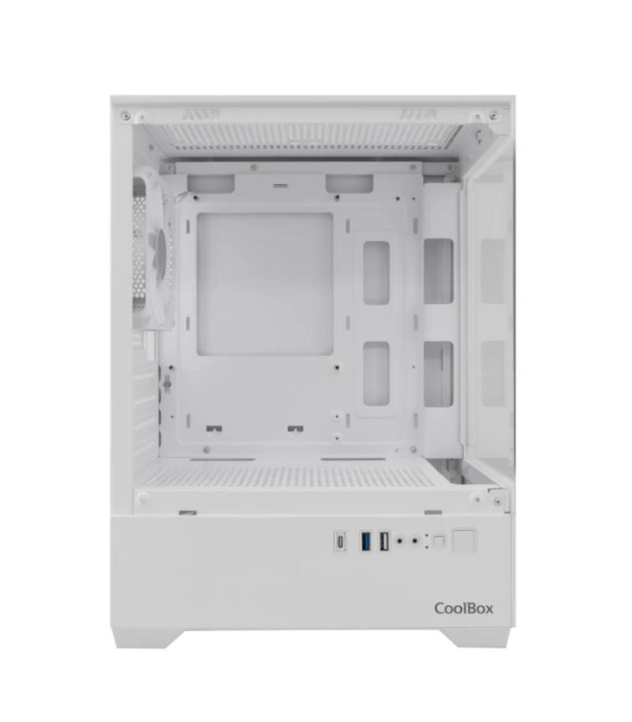 Coolbox Caja Gaming MATX GM200 V.Lite ARGB S.FTE B