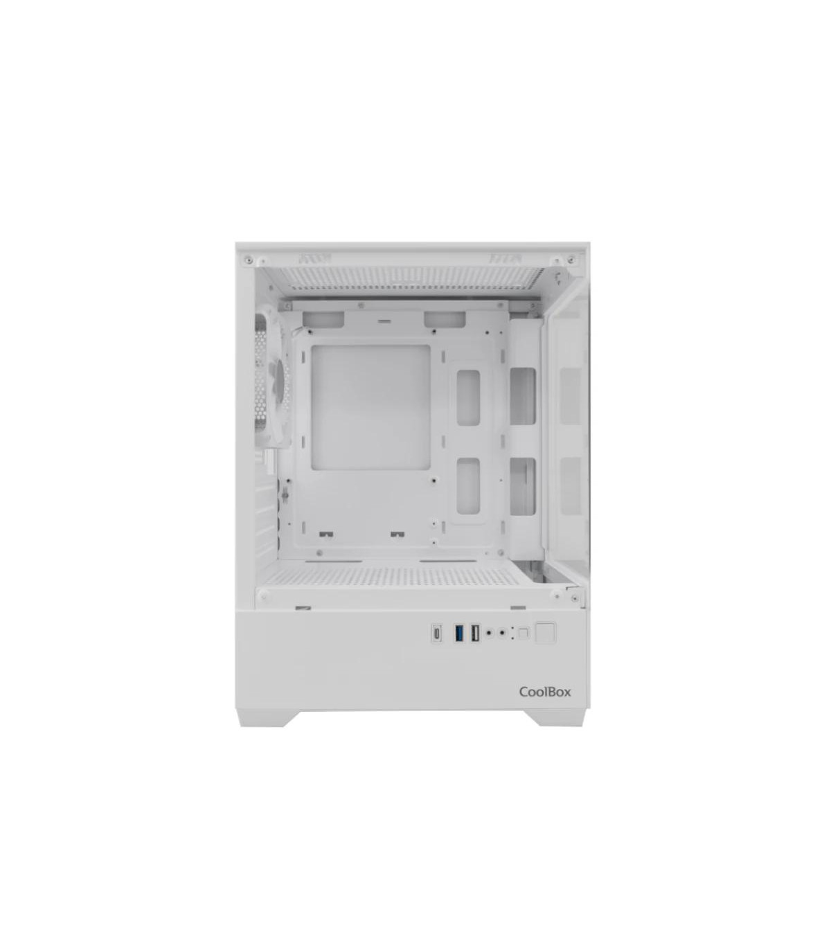 Coolbox Caja Gaming MATX GM200 V.Lite ARGB S.FTE B