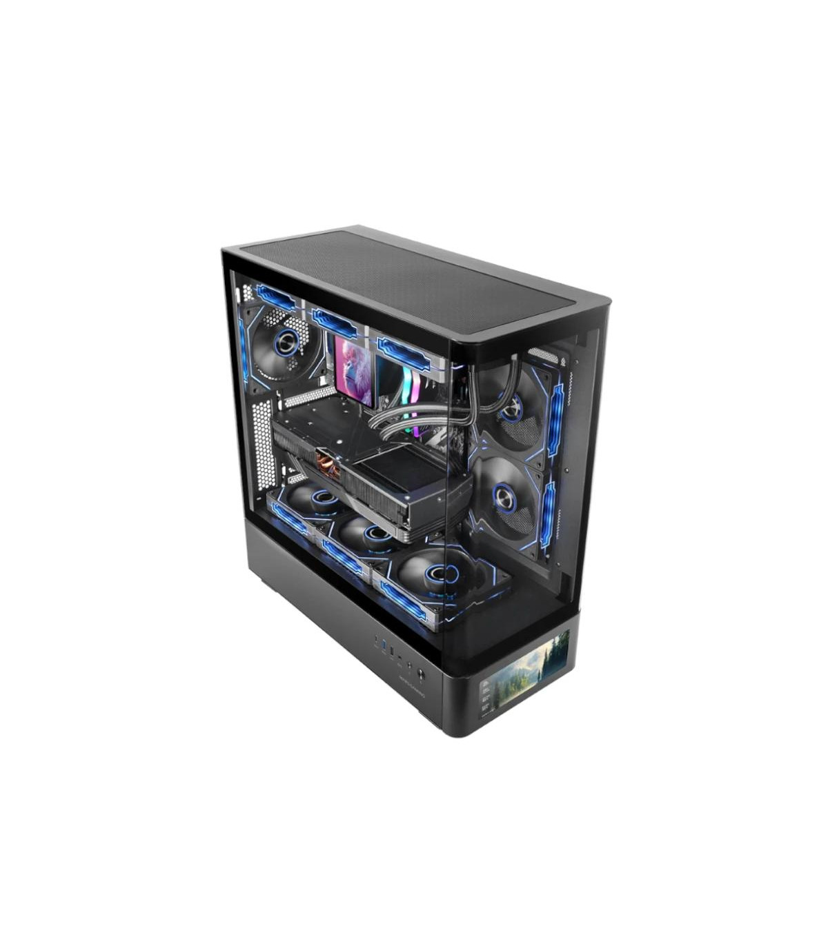 MARS GAMING Caja ATX Pantalla IPS 7,2"