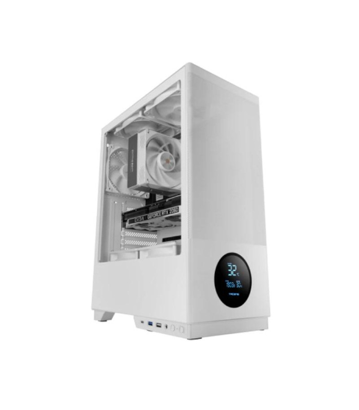TACENS Caja Atx Pantalla Ventis 3X120mm Blanco