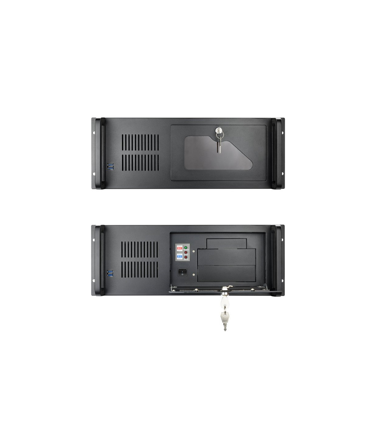 Tooq Caja RACK-406N-USB3 4U 19" ATX Sin F.A Negro