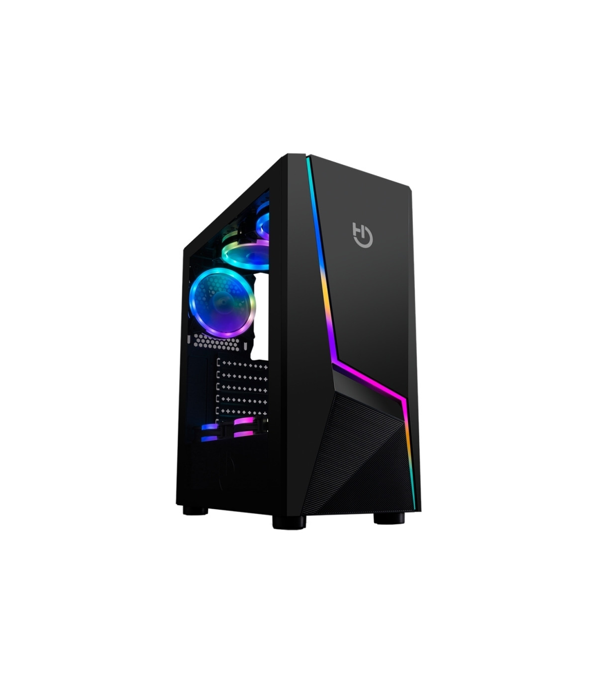 Hiditec Semitorre V20 PRO ARGB CRISTAL TEMPLADO