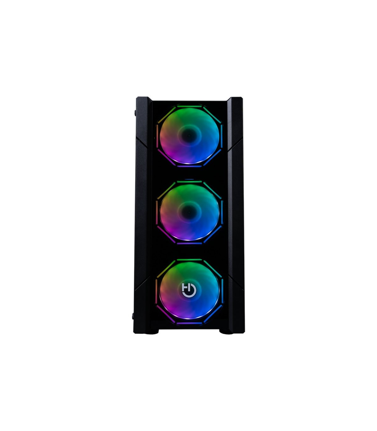 Hiditec Semitorre V30 PRO ARGB CRISTAL TEMPLADO