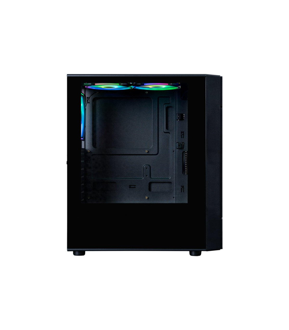 Hiditec Semitorre V30 PRO ARGB CRISTAL TEMPLADO