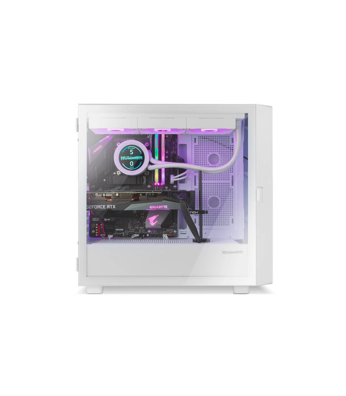 Nox Semitorre HUMMER BIOSpantalla LCD 8" BLANCO