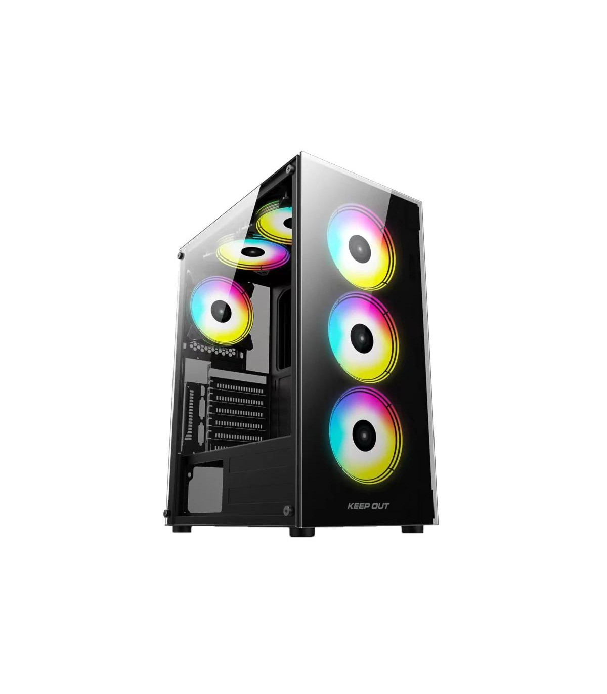 Keep Out Caja ATX XC-210 Glass Black USB3.0