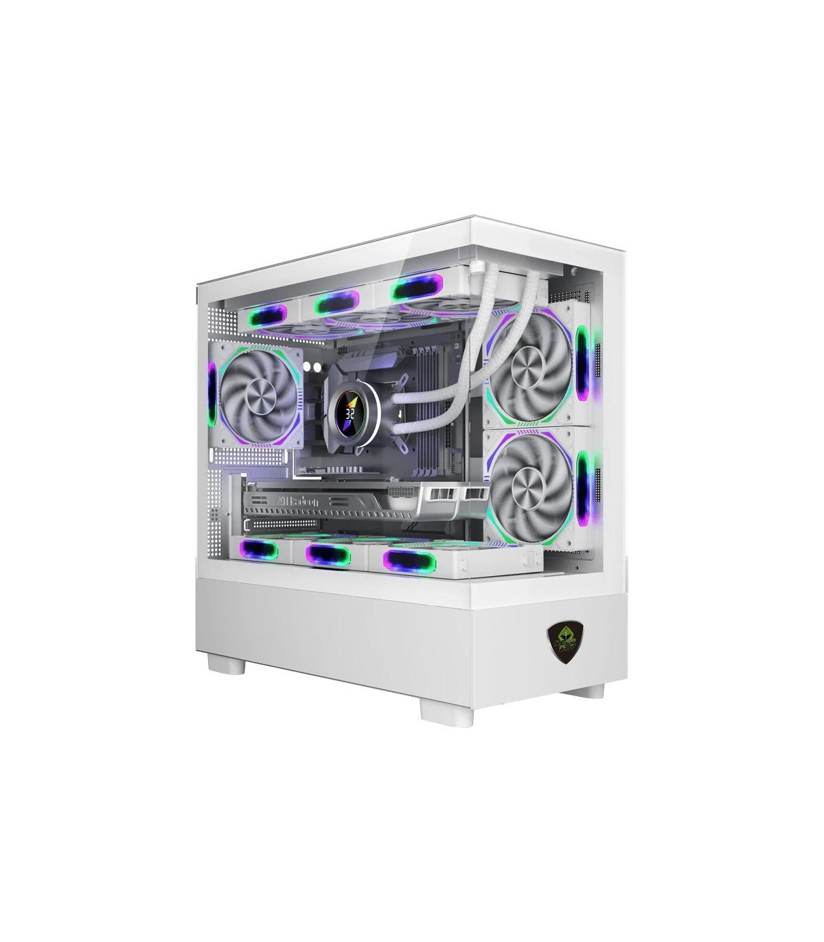 Keep Out Caja M-atx XC-301W 3FANS Usb3.0 White