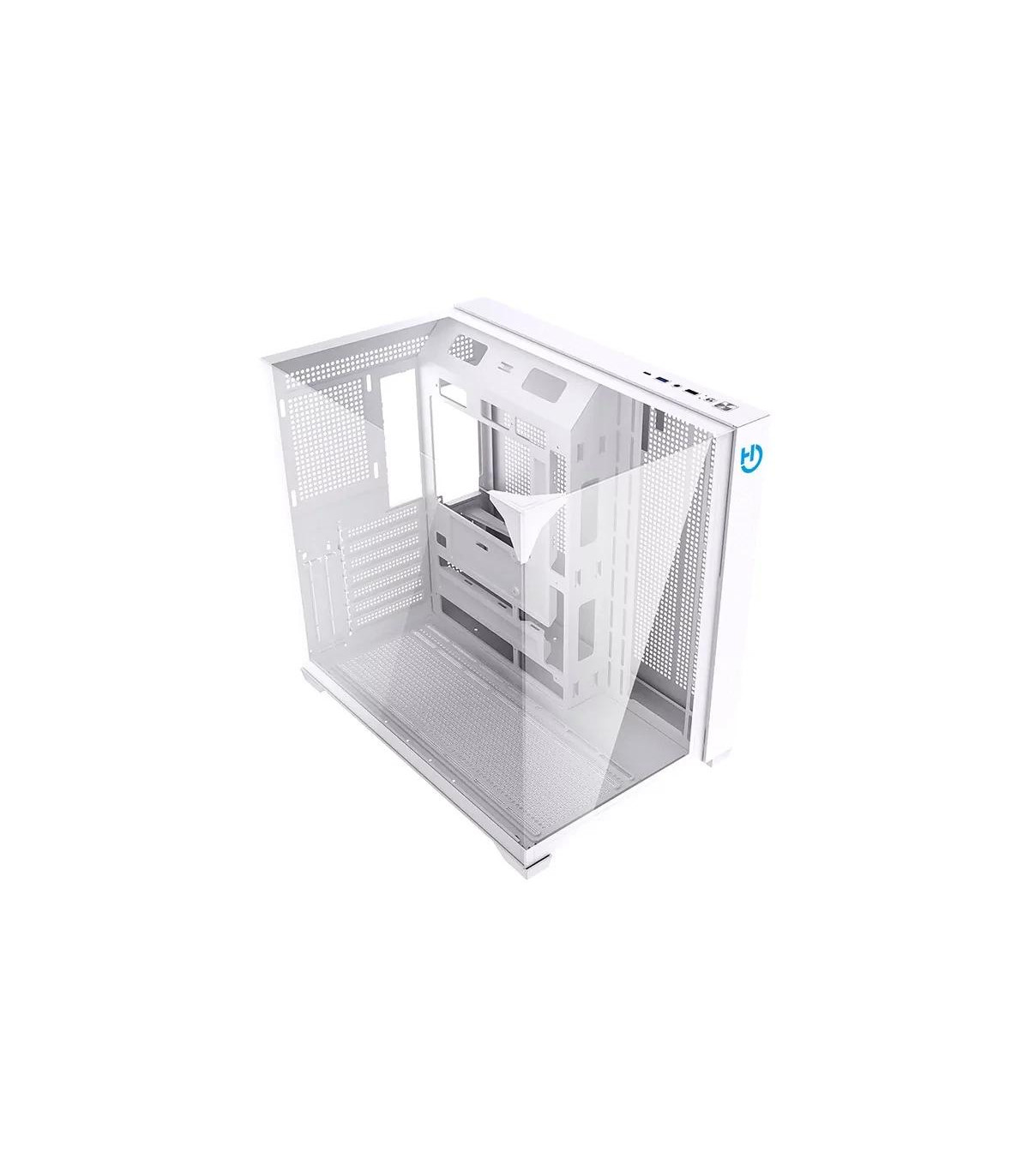 Hiditec Caja ATX Gaming Sky White USB 3.1 TYPE-C