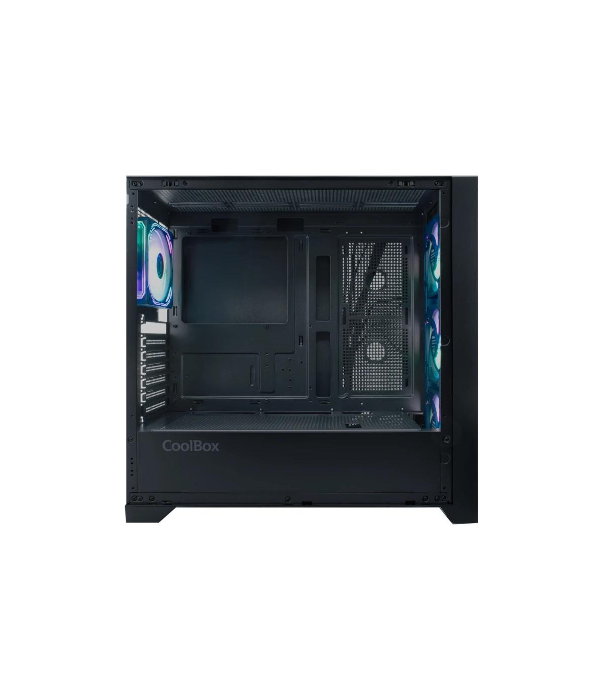 Coolbox Caja Gaming ATX Ge-2000 DualView  S/Fte