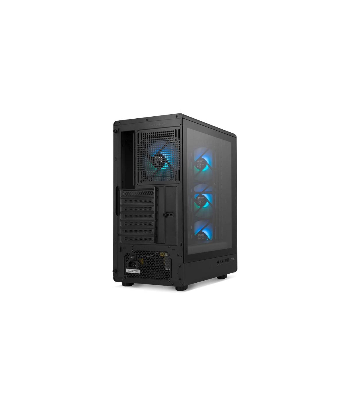 NOX Semitorre INFINITY IOTA  ARGB Negro USB 3.0