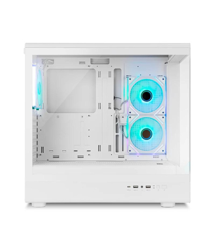 NOX Semitorre HUMMER SIGNAL Frameless ARGB Blanco