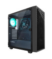 Coolbox Caja Gaming ATX GA300 GRIDLINE Black
