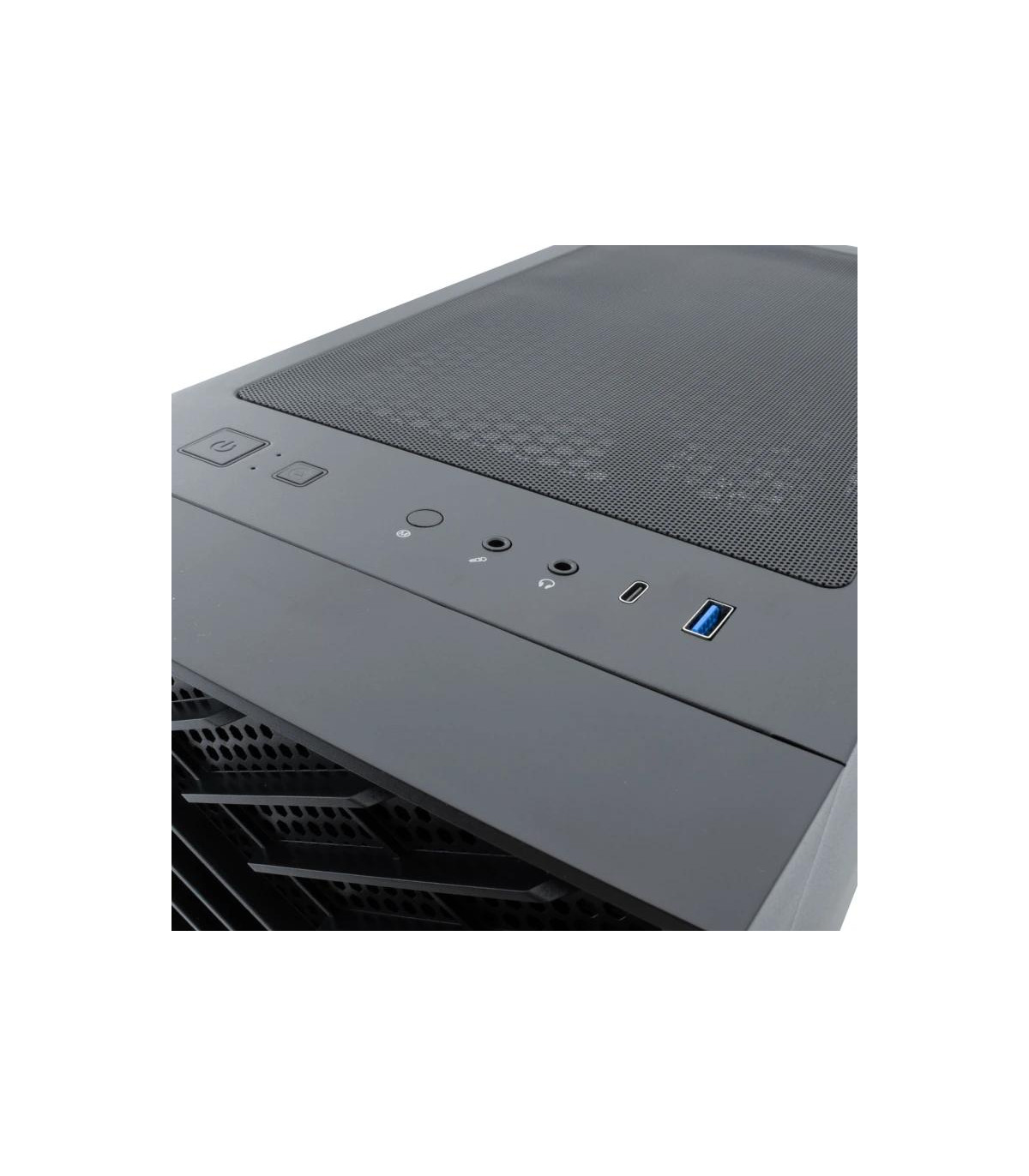 Coolbox Caja Gaming ATX GA300 GRIDLINE Black