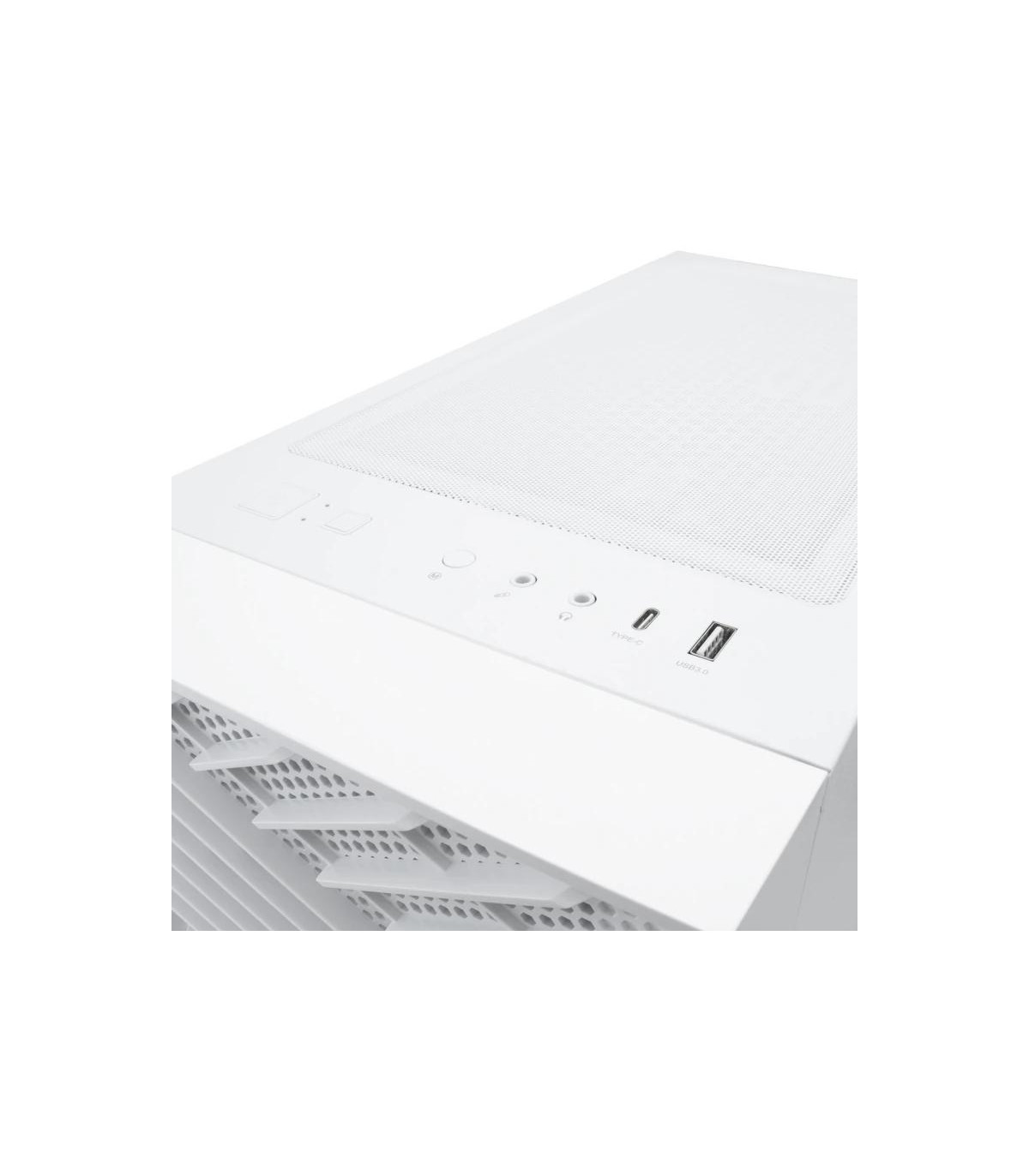 Coolbox Caja Gaming ATX GA300 GRIDLINE White