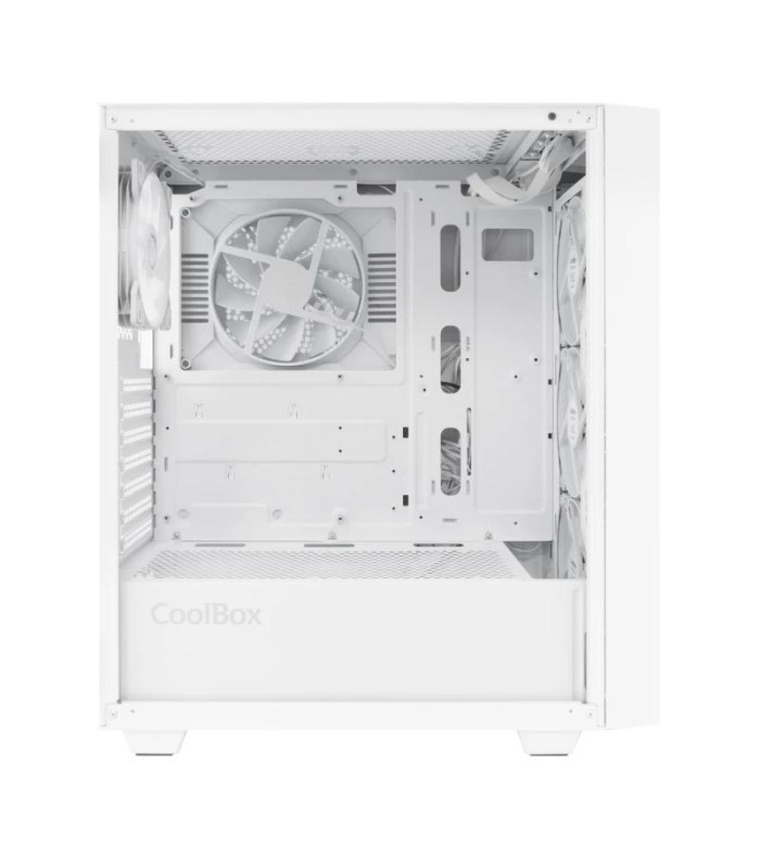 Coolbox Caja Gaming ATX GA300 GRIDLINE White