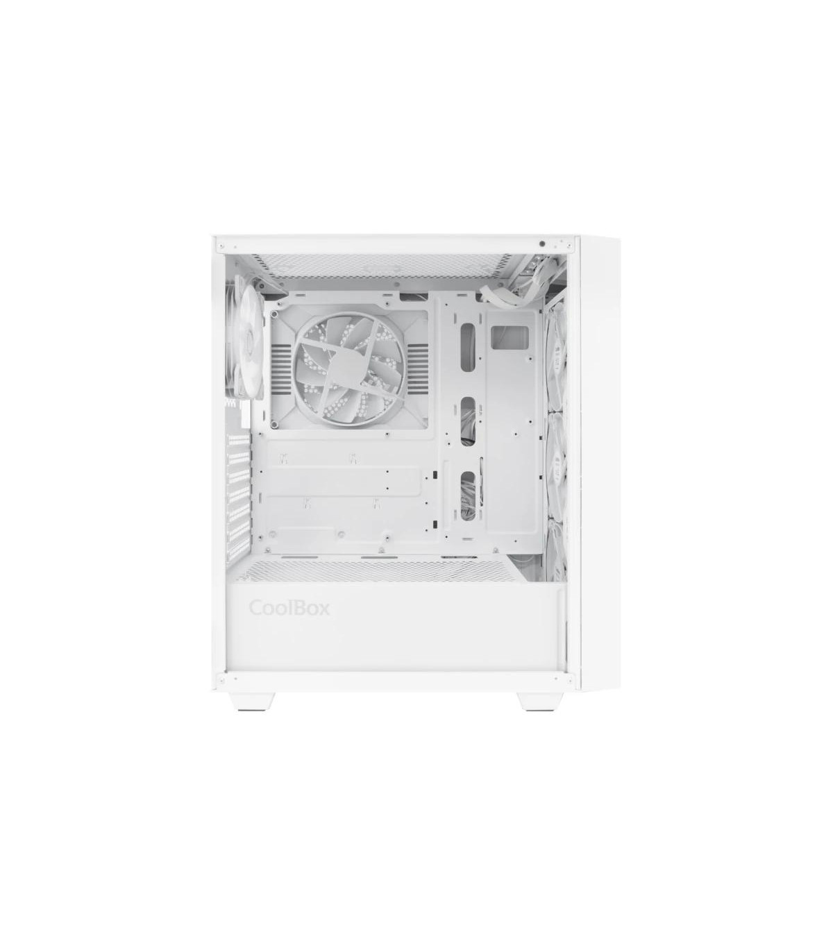 Coolbox Caja Gaming ATX GA300 GRIDLINE White