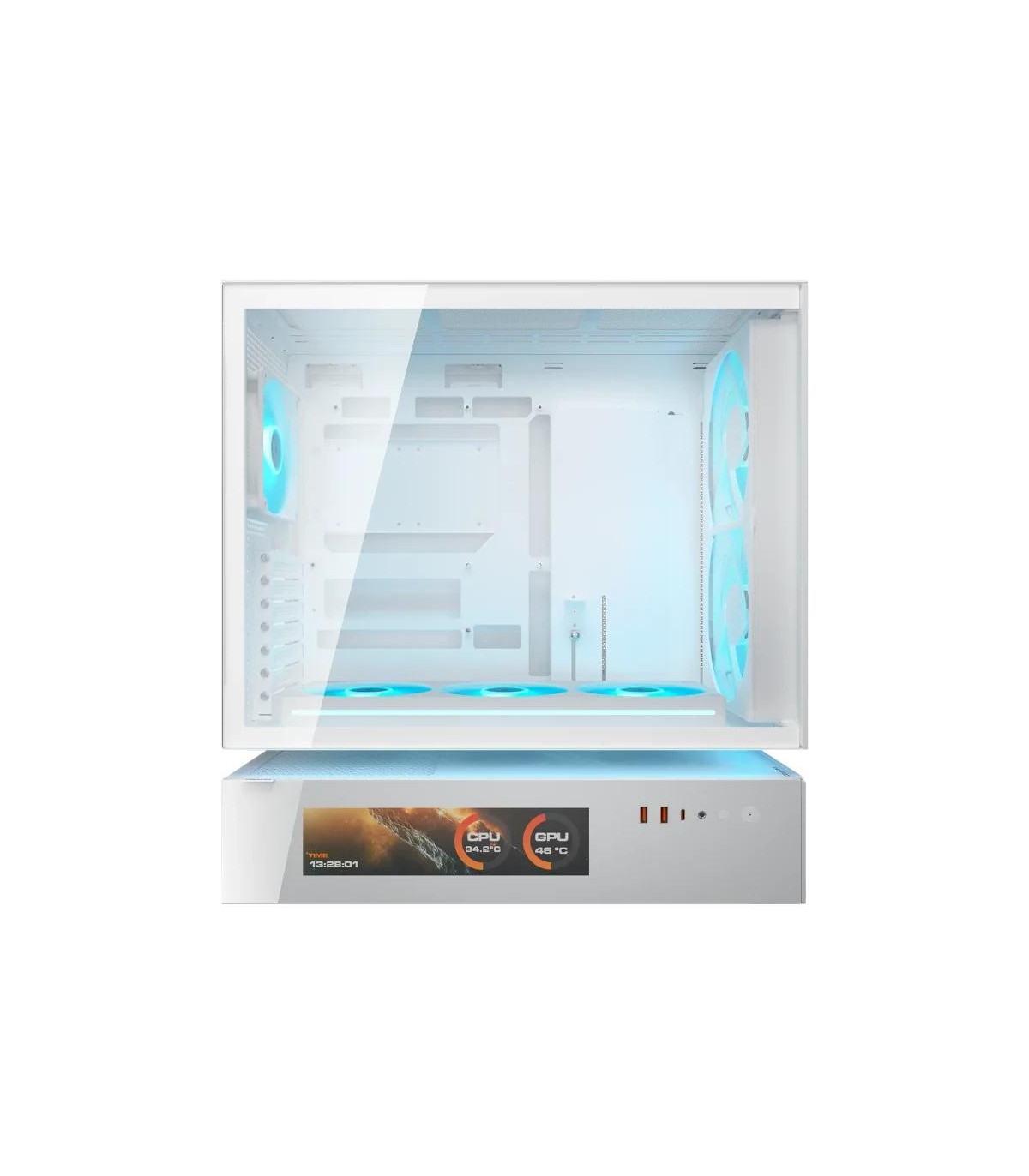 Cougar Caja Semitorre CFV235 Mesh Vision White