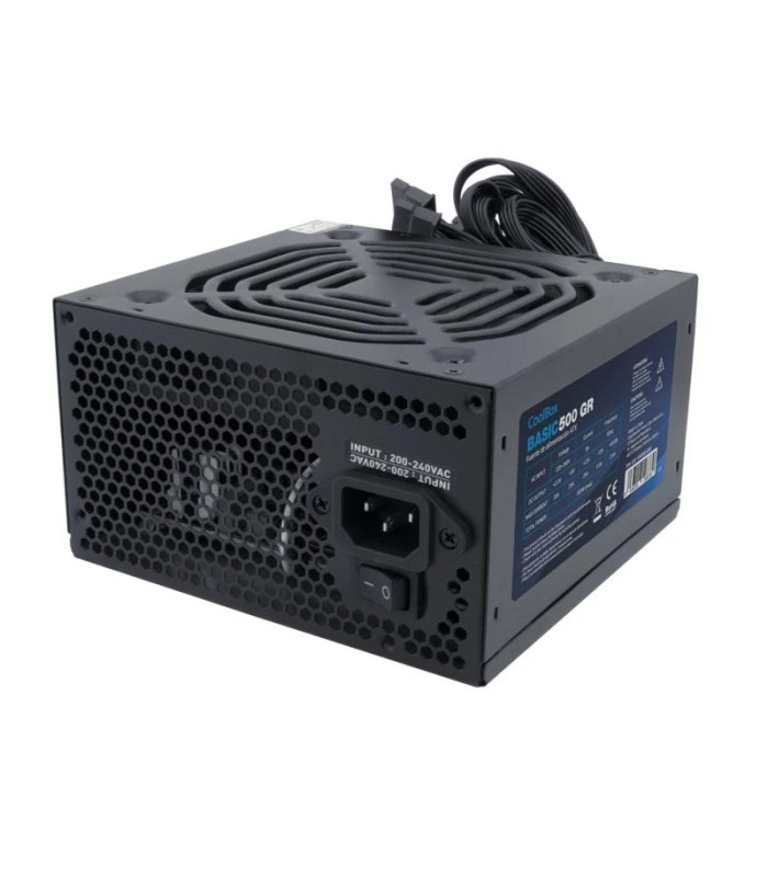 CoolBox Fuente.Alim 20+4 pin ATX BASIC 500W