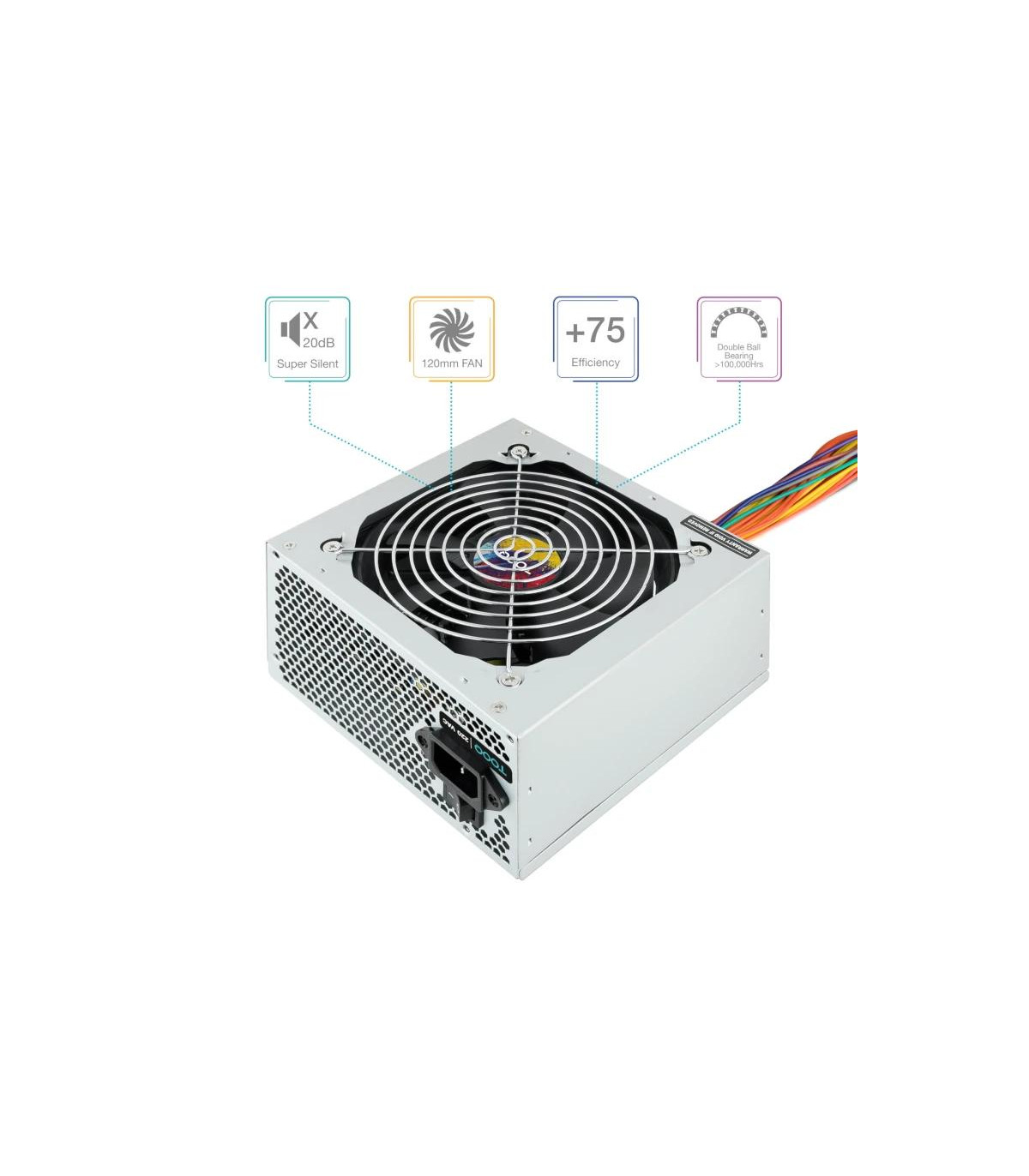 Tooq Fuente Alimentación TQAPOLO-550SP 550W